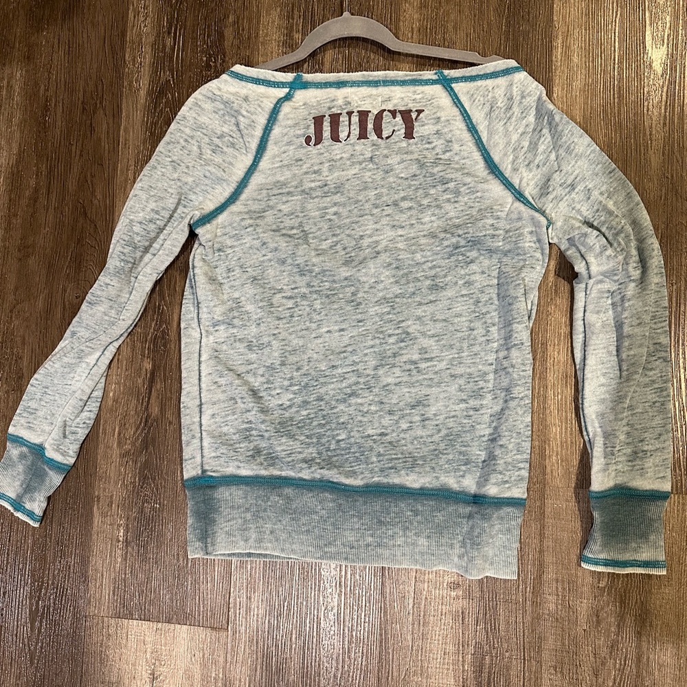 Juicy Couture Blue Long Sleeve Top